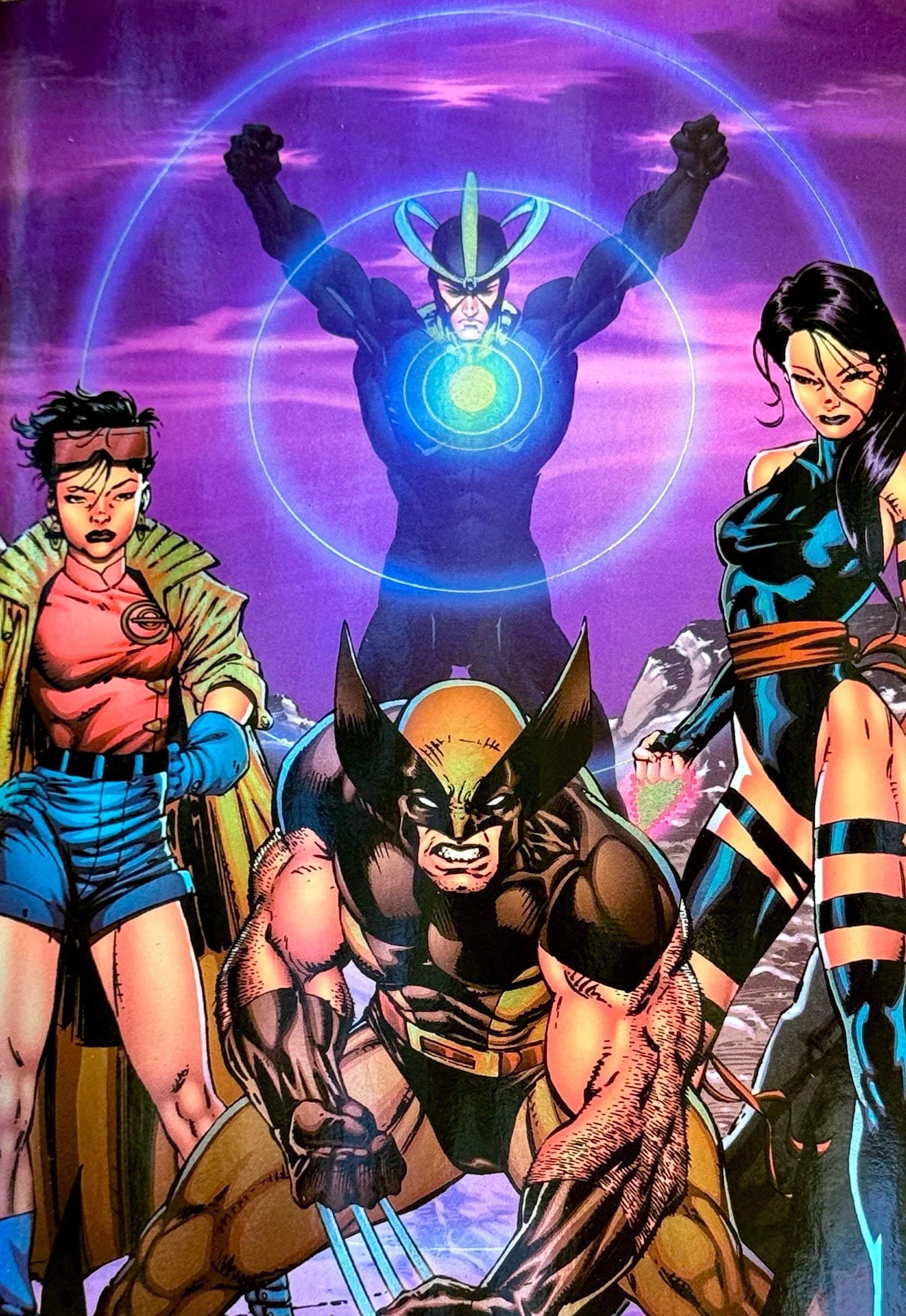 アメコミ allgrab 8 PACK] X-Men #1 FOIL Premium Set: Andrews Blue/Gold, Lee Connecting