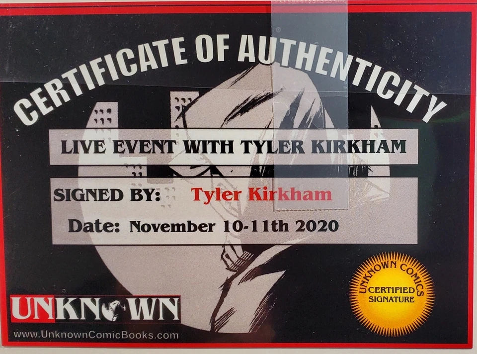 AMAZING SPIDER-MAN #800 SIGNED BY TYLER KIRKHAM VIRGIN CONVENTION RED GOBLIN NEW