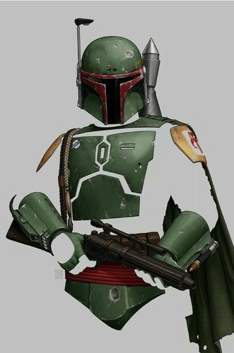 π¨π₯ John Tyler Christopher JTC BOBA FETT π₯NEGATIVE SPACE Star Wars Preorder