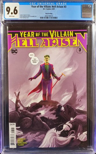 π¨π€‘ Year Of The Villain Hell Arisen 3 π¨ CGC 9.6 3rd Print Punchline