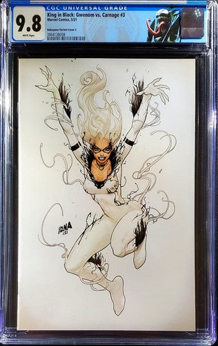 π₯π¨ King in Black: Gwenom vs Carnage #3 David Nakayama CGC 9.8 π₯ Crain jtc