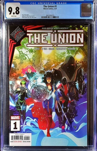 π₯π¨ The Union #1 Variant CGC 9.8 KIB π₯ wolverine crain skan momoko
