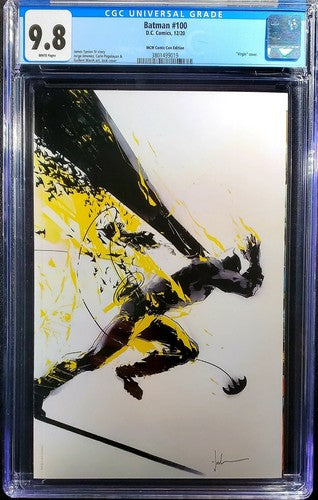 π¦π₯ CGC 9.8 Batman #100 MCM Comic Con Edition Variant Jock cover White Pages