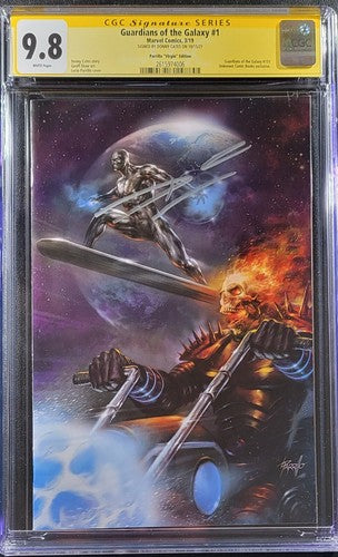 π₯π¨ Guardians Of The Galaxy # 1 CGC 9.8 SS Donny Cates π₯Parillo Virgin Variant