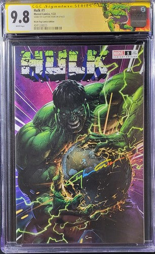 π₯π¨ HULK 1 CGC 9.8 SS CLAYTON CRAIN TRADE EDITION π₯ INFINITY SIGNATURE βΎοΈ