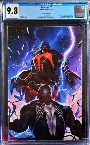 π₯ Venom #27 - 1st app Codex Inhyuk Lee Virgin ELECTRIC BLUE CGC 9.8 crain skan