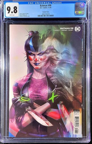 π¨π₯ Batman #98 CGC 9.8 Francesco Mattina VARIANT James Tynion IV π₯ crain joker