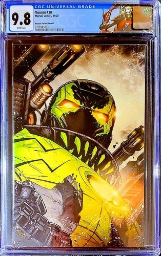 Venom #28 CGC 9.8 Jonboy Meyers Variant Cvr C Virgin Virus 🕸️ Knull crain
