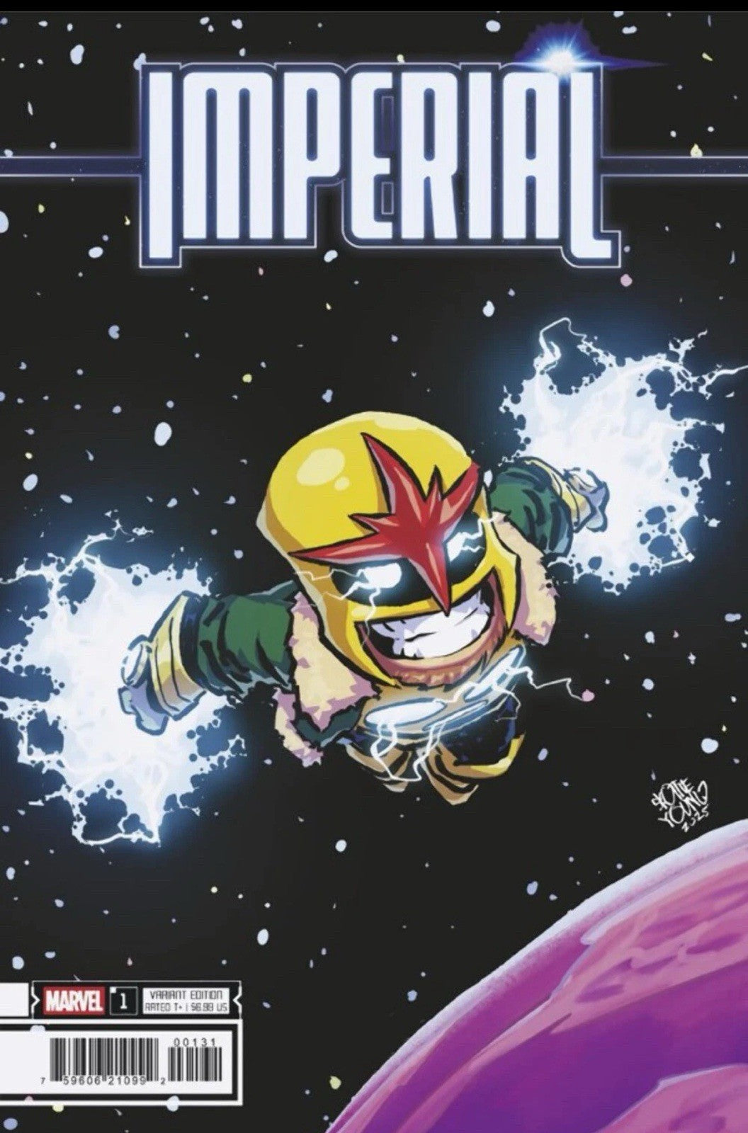 IMPERIAL #1 SKOTTIE YOUNG B&W 1:25 VIRGIN VARIANT