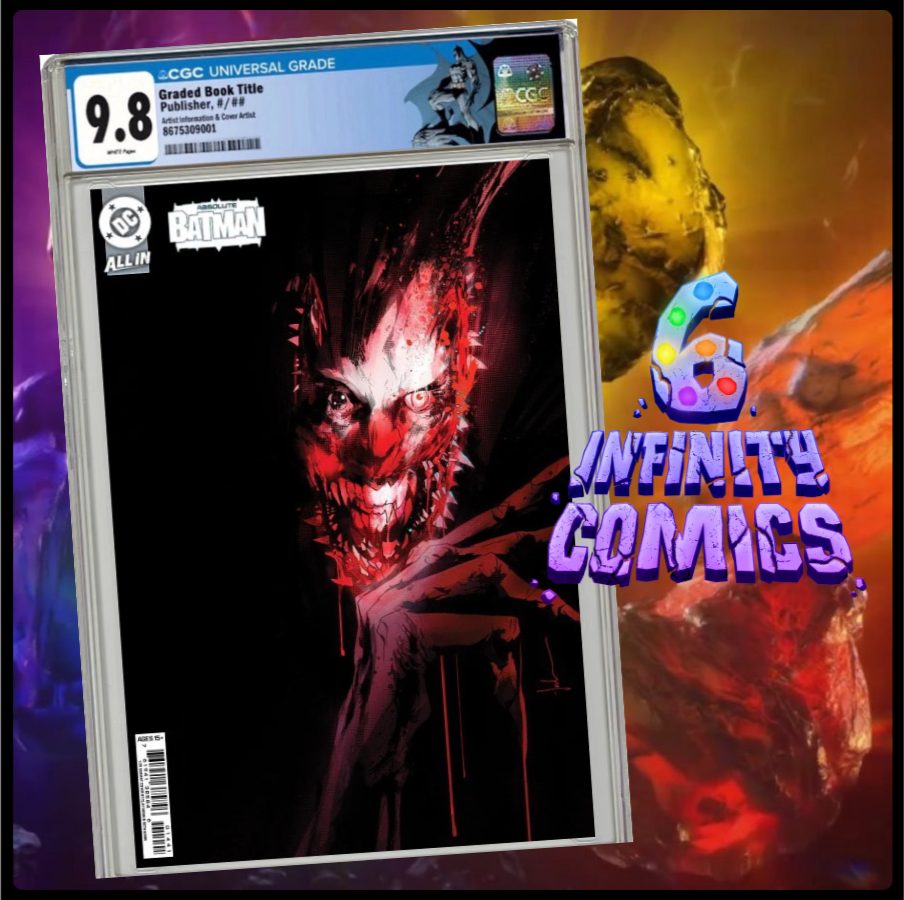 ABSOLUTE BATMAN #15 CGC 9.8 π₯ CVR B JOCK CARD STOCK VARIANT CUSTOM LABEL