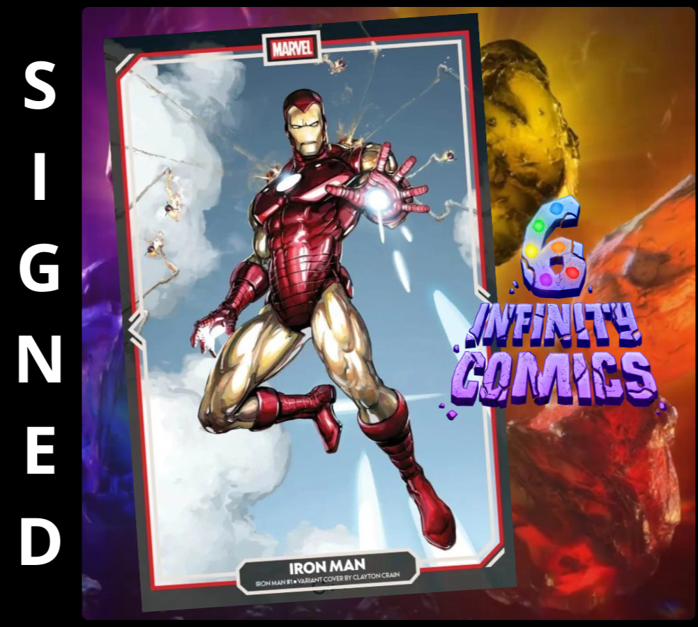 IRON MAN #1 π₯ CLAYTON CRAIN VARIANT SIGNED BY JOSH WILLIAMSON