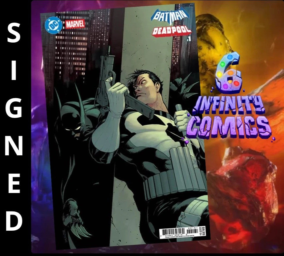 DC MARVEL BATMAN DEADPOOL #1 π₯ (ONE SHOT) NICK DRAGOTTA SIGNED BATMAN PUNISHER