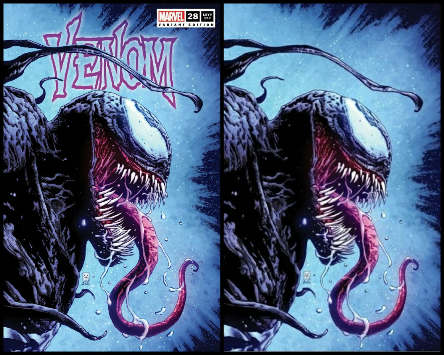 🔥🕸️ Venom #28 Valerio Giangiordano TRADE + VIRGIN Set - 27 Skan crain