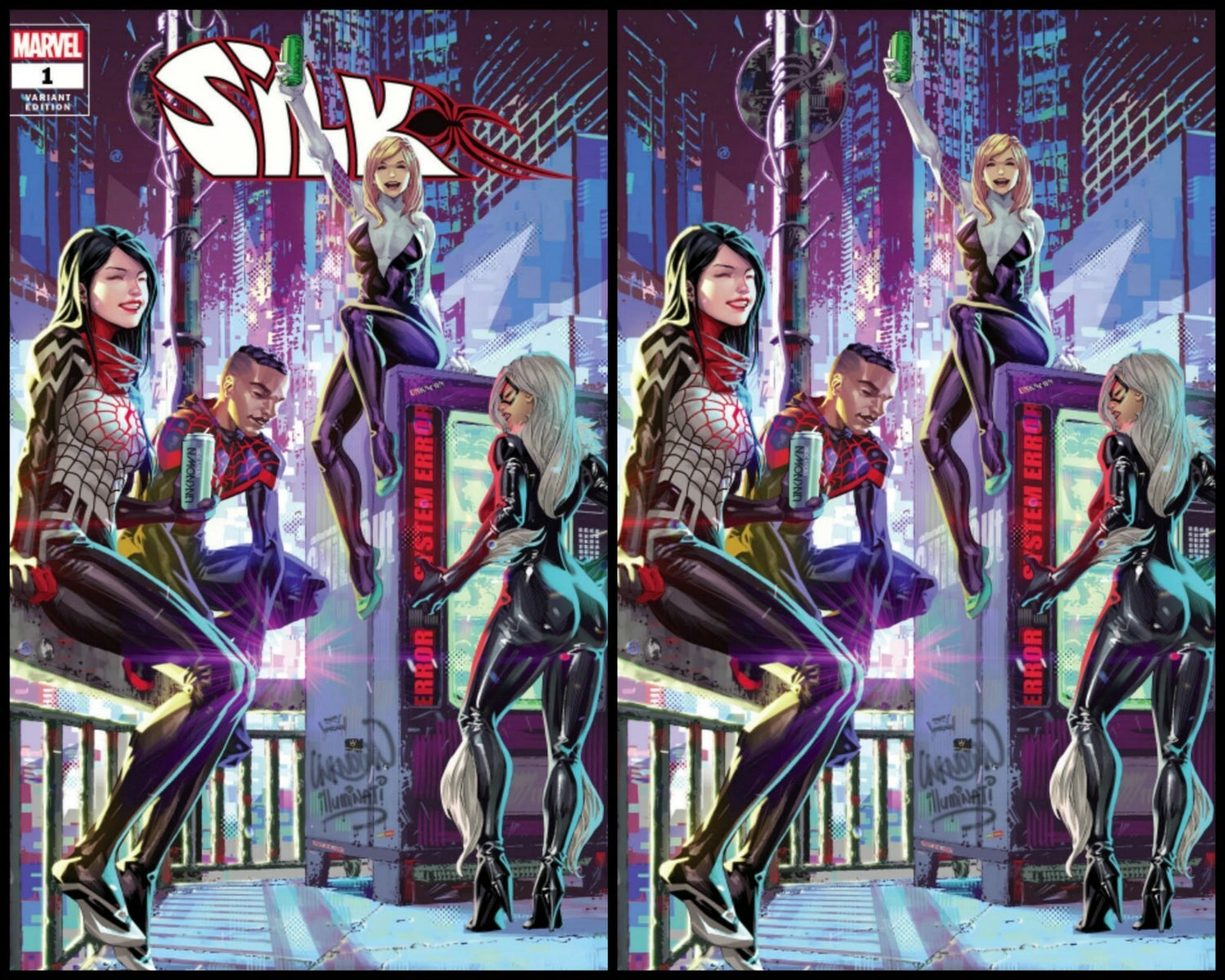 π₯π¨ Silk #1 Kael Ngu Virgin trade set πΈοΈ Spider-man gwenom crain miles venom