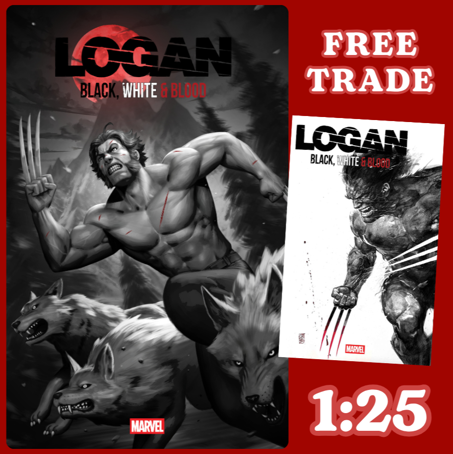 LOGAN: BLACK, WHITE & BLOOD #1 🔥 WOO-CHUL LEE 1:25 VARIANT