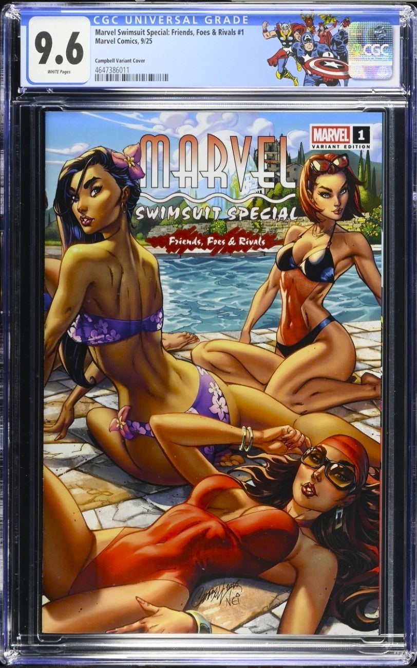 MARVEL SWIMSUIT SPECIAL: FRIENDS, FOES & RIVALS 1 CGC 9.6 🔥 SDCC 2025 CAMPBELL
