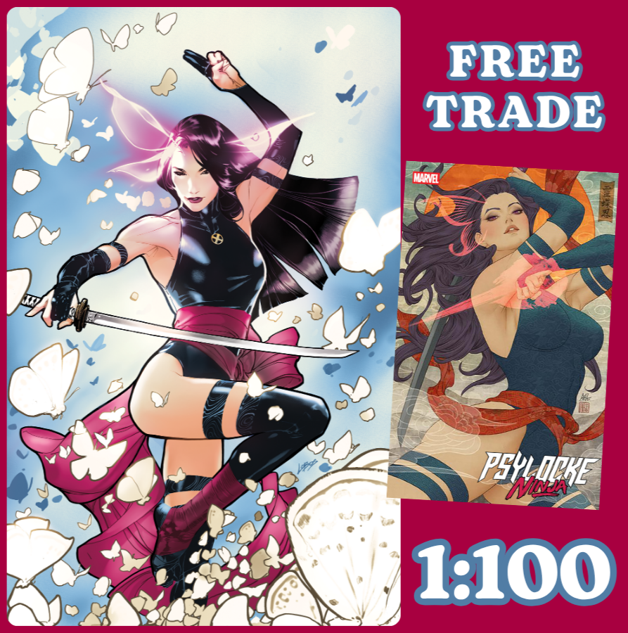 PABLO VILLALOBOS, psylocke, artgerm, 1:100 virgin, x-men, ninja