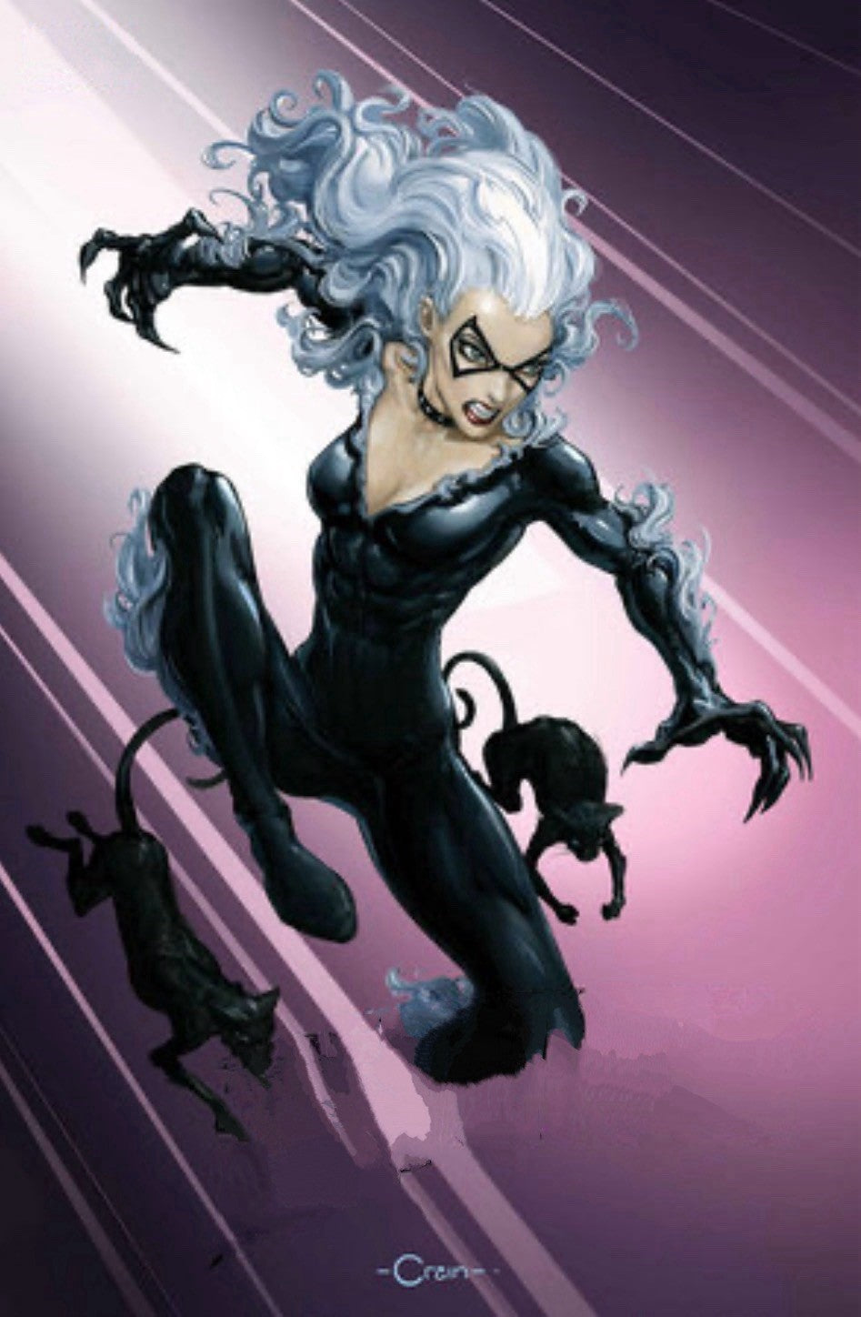 Black Cat #6 Clayton Crain 1:100 VIRGIN Variant π₯
