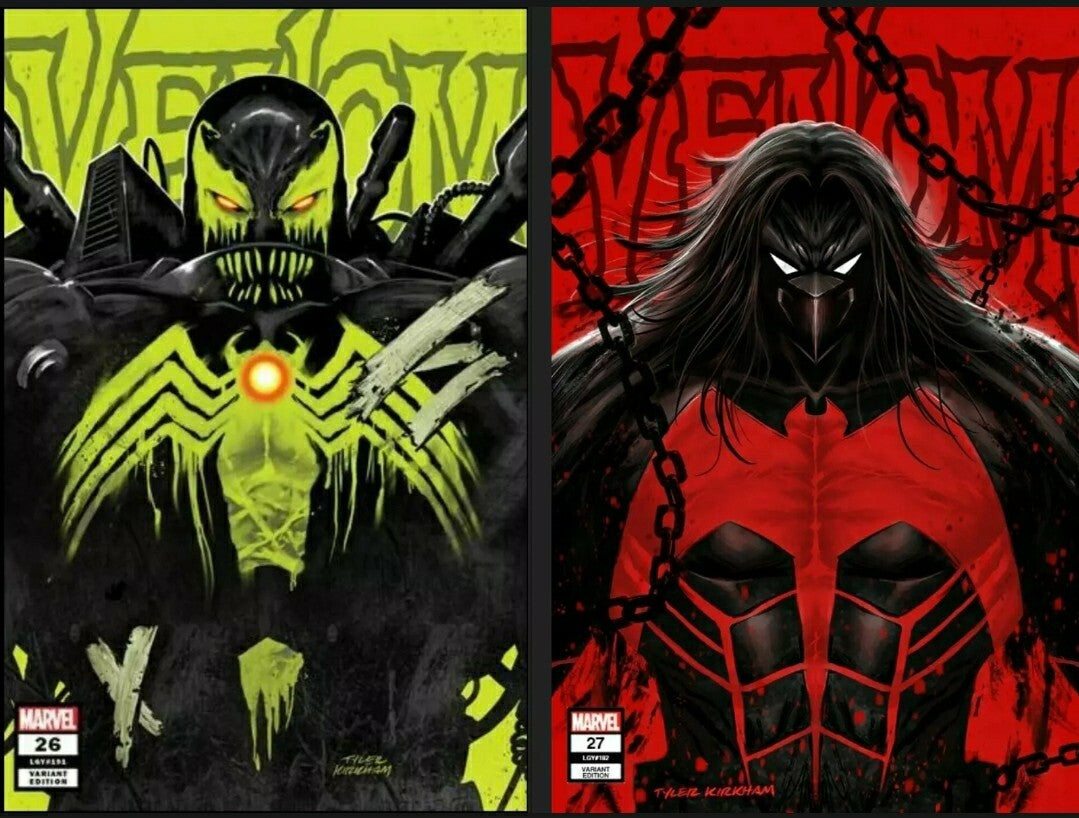 🔥🕸️VENOM #26 #27 KIRKHAM VARIANT Trade Dress 1st App Virus/Mystery 🔥