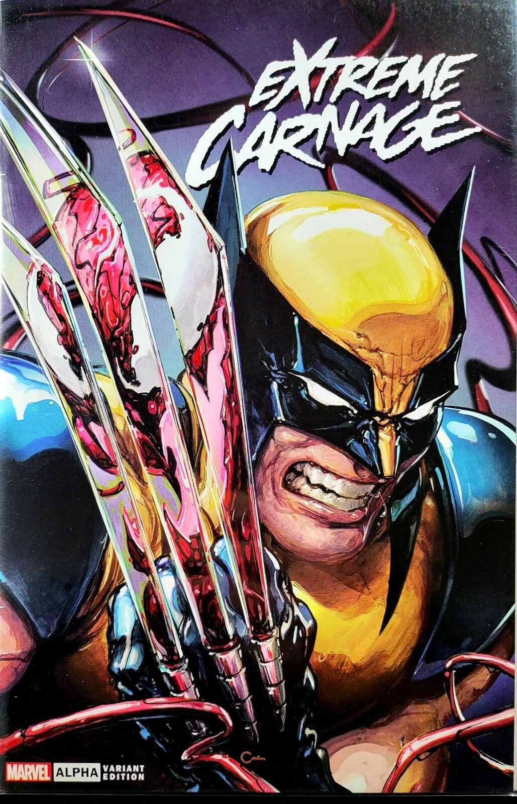 🔥 Extreme Carnage Alpha #1 Clayton Crain Trade Wolverine, small color break