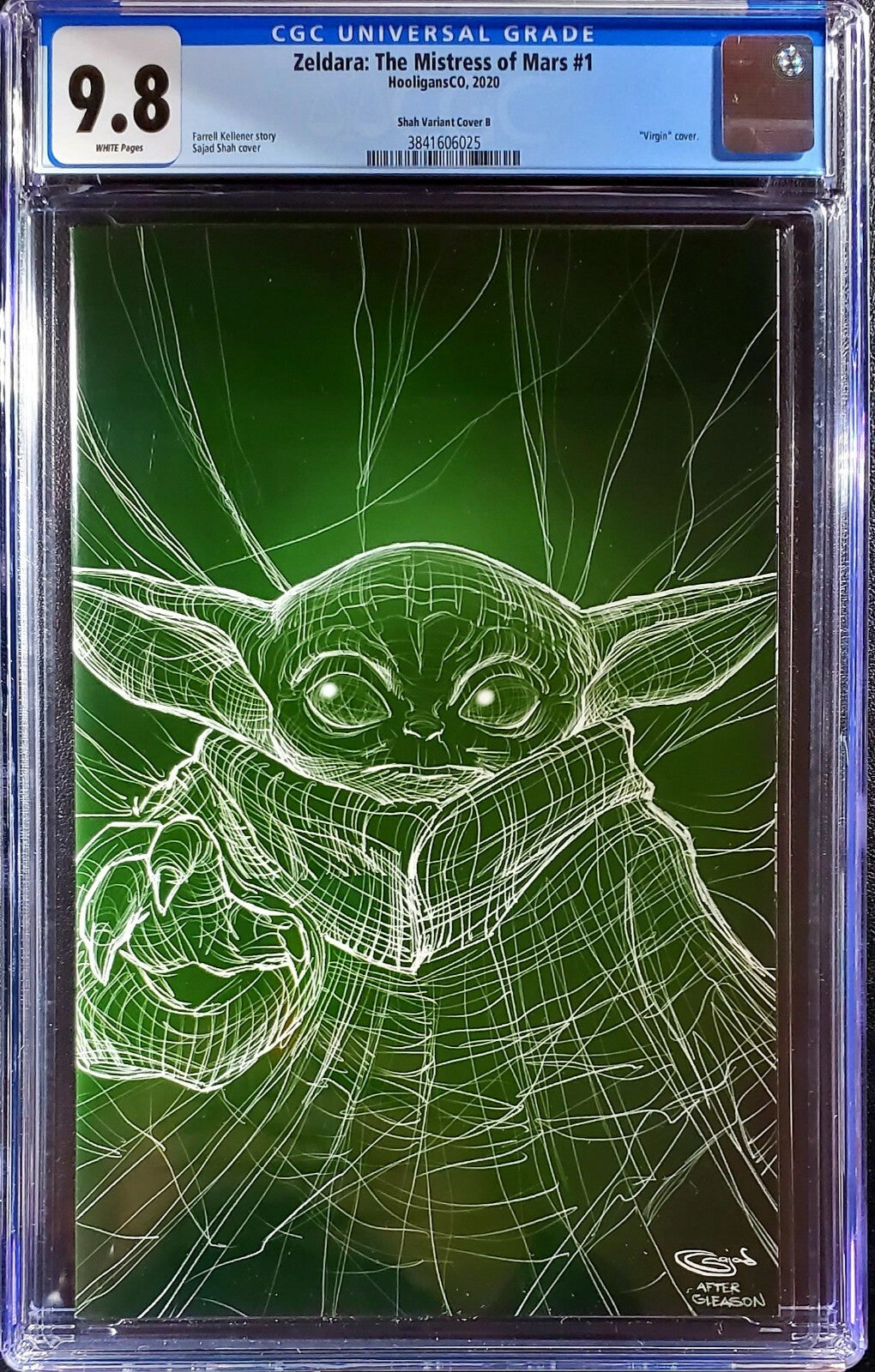 π₯π¨ Zeldara The Mistress of Mars 1 CGC 9.8 π₯ Star wars Boba Fett Yoda π₯ crain