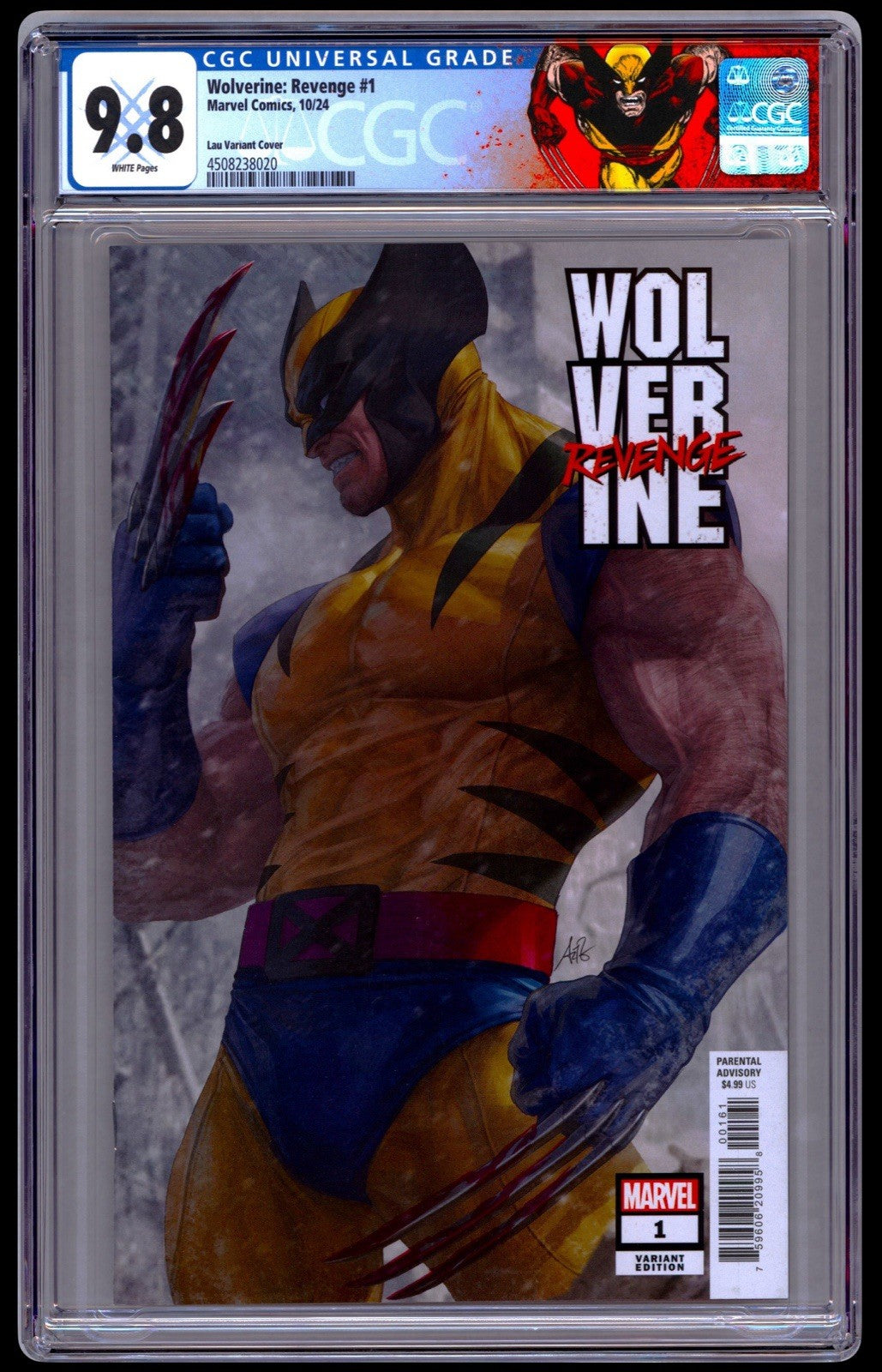 Wolverine, Wolverine Revenge, CGC 9.8, CGC, ARTGERM