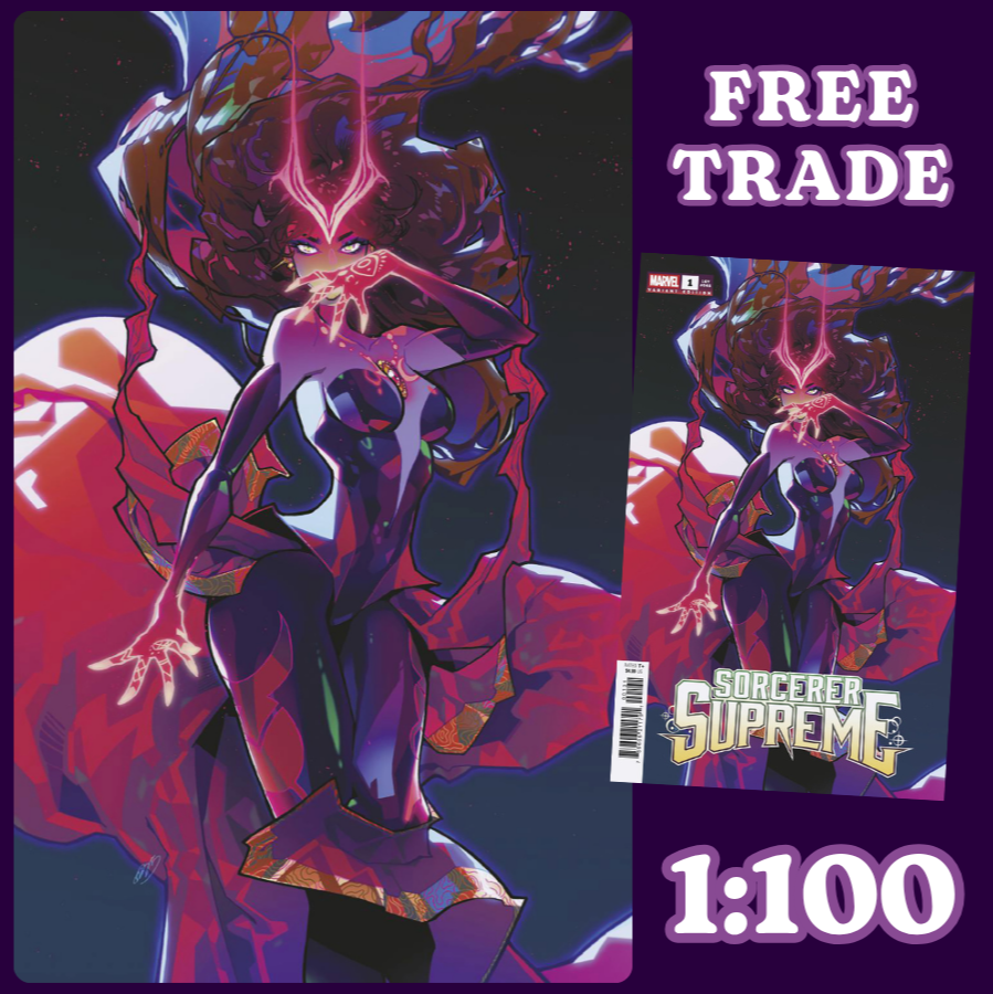 Virgin, 1:100 variant, scarlet witch,