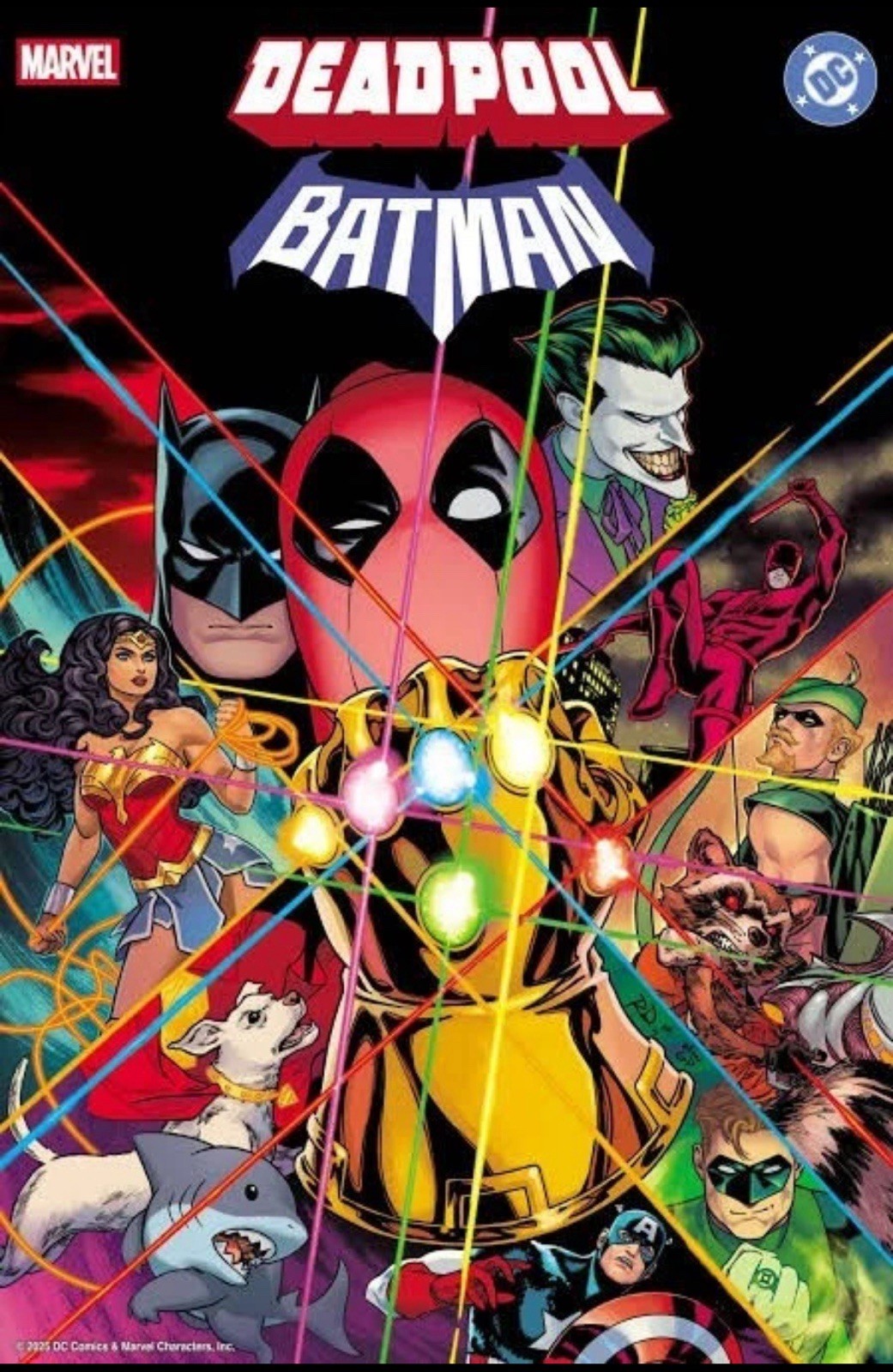 Deadpool Batman #1 Dauterman 1:25 VIRGIN Infinity Gauntlet 1 Homage variant NM+