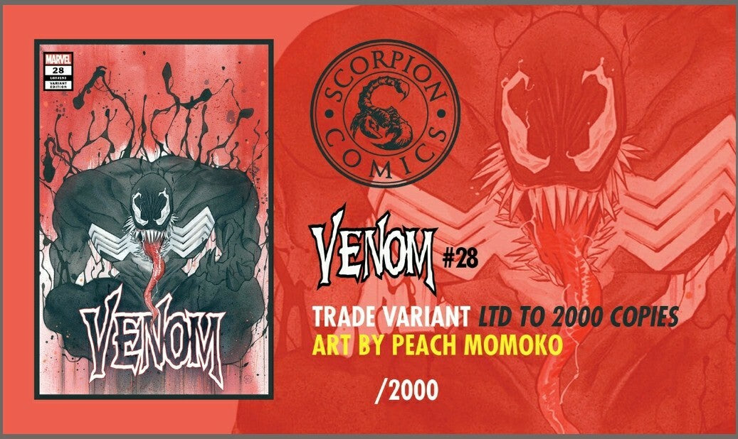 Venom 28 Peach Momoko Dress Trade Ltd 2000 w/ COA π₯π₯π₯ SOLD OUT!!!
