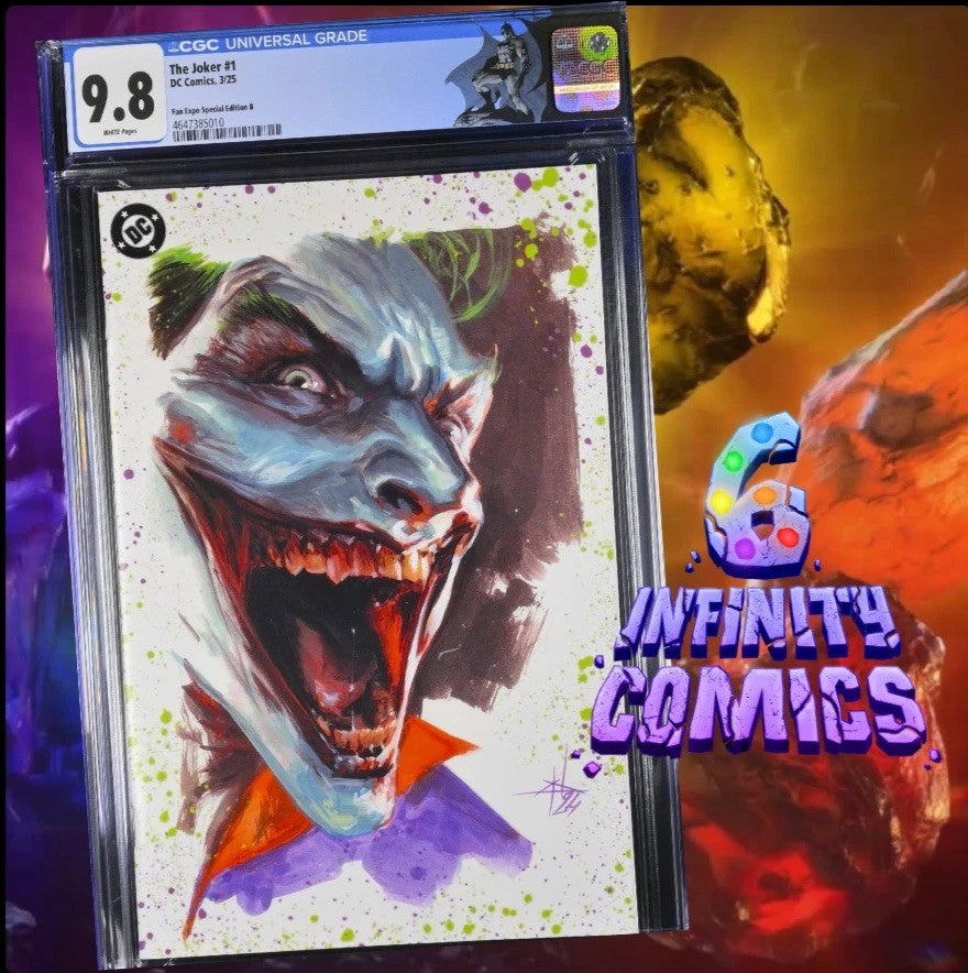THE JOKER #1 CGC 9.8 π₯ MEGACON 2025 GABRIELE DELL'OTTO VIRGIN VARIANT B