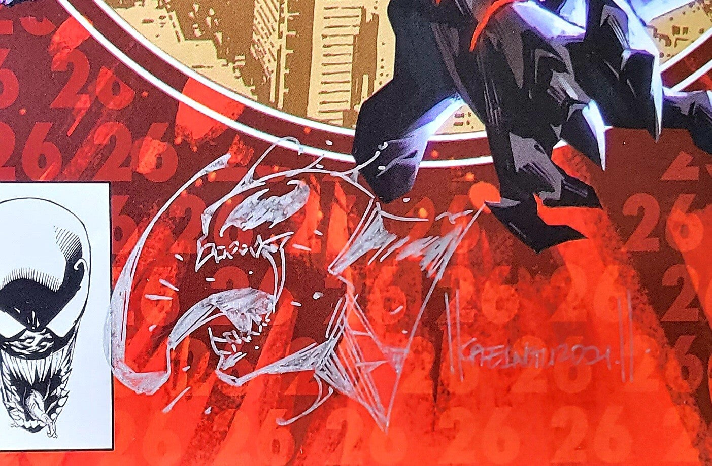 🔥🚨 Venom #26 CGC SS 9.8 Signed, sketch Remarked Kael Ngu Trade 1st VirusÂ