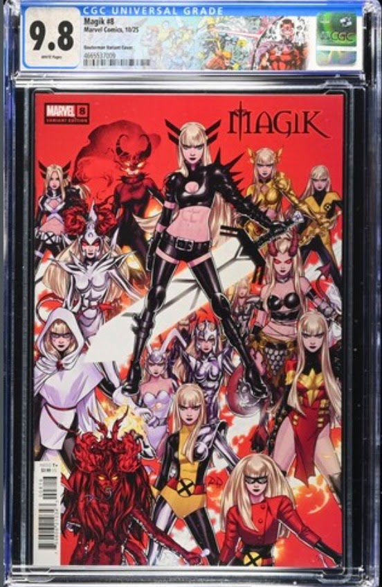 MAGIK #8 CGC 9.8 🔥 1:25 RUSSELL DAUTERMAN VARIANT CUSTOM X-MEN LABEL