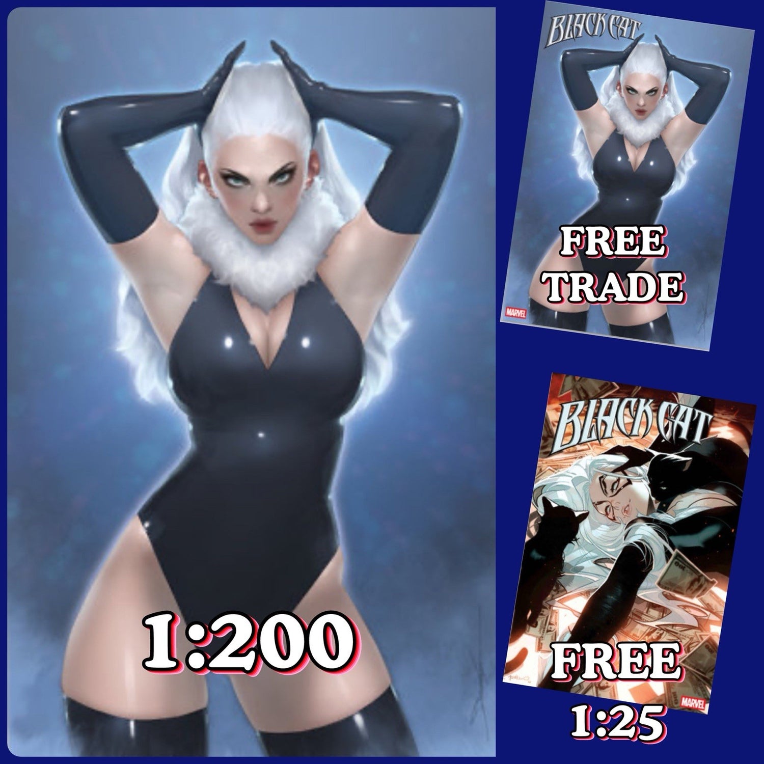BLACK CAT #1 JEEHYUNG LEE VIRGIN VARIANT 1:200 โผ๏ธ๐ฅ