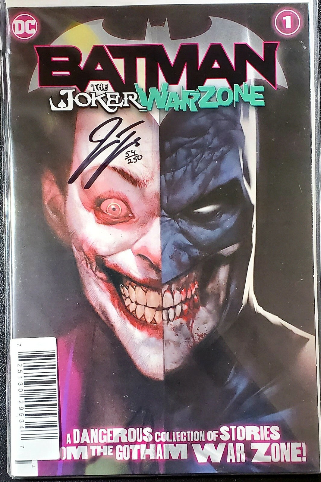 π₯π¦ BATMAN THE JOKER WAR ZONE #1 π¦ SIGNED BY JAMES TYNION LMT 250 W/ COA