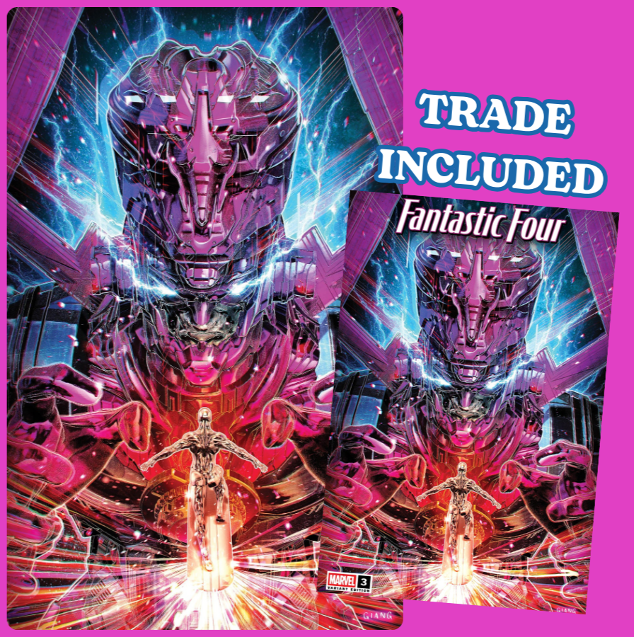 FANTASTIC FOUR #3 π₯ JOHN GIANG NYCC EXCLUSIVE TRADE AND VIRGIN π₯ IN HAND