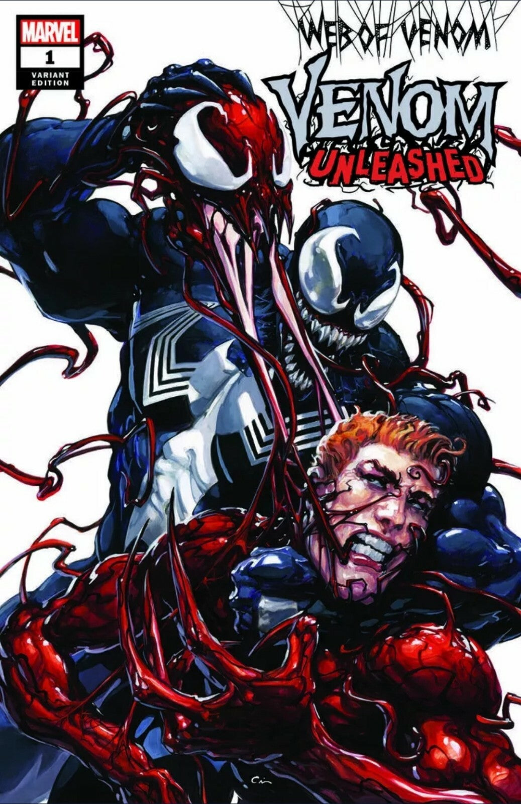 🔥WEB OF VENOM UNLEASHED 1 CLAYTON CRAIN VARIANT 🕸️ ABSOLUTE CARNAGE SPIDER-MAN