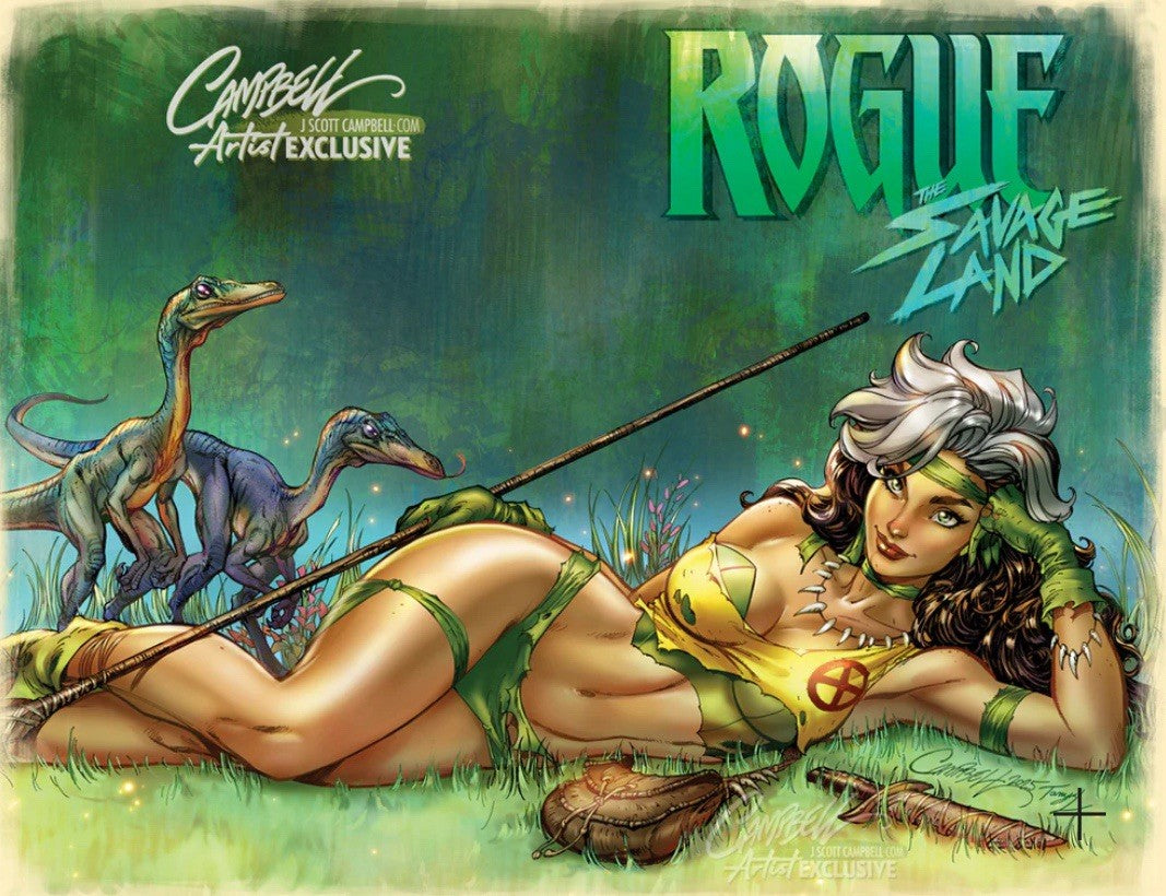 ROGUE THE SAVAGE LAND #5 JSC COVER A J SCOTT CAMPBELL SDCC VARIANT