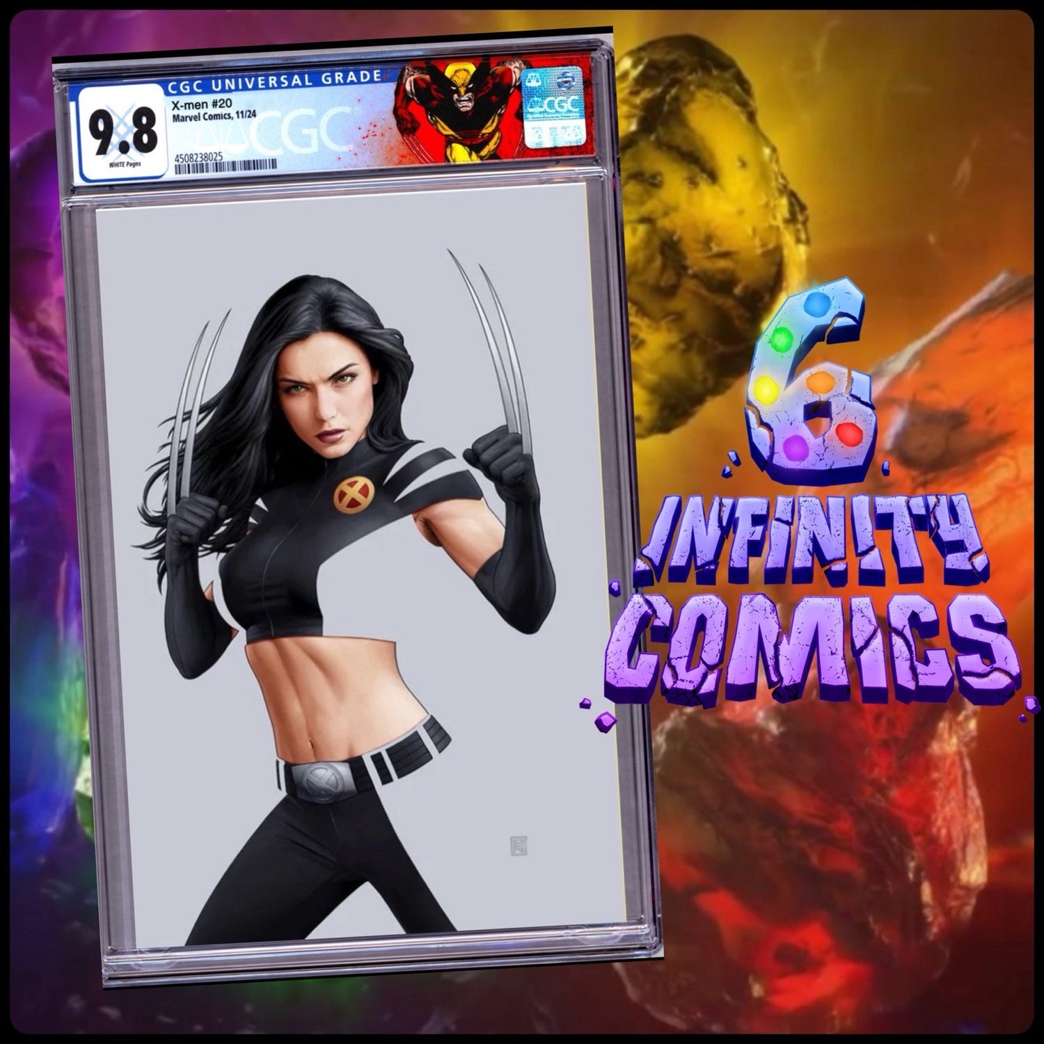 x-men, uncanny x-men, wolverine, Laura Kinney, john tyler christopher, virgin, cgc