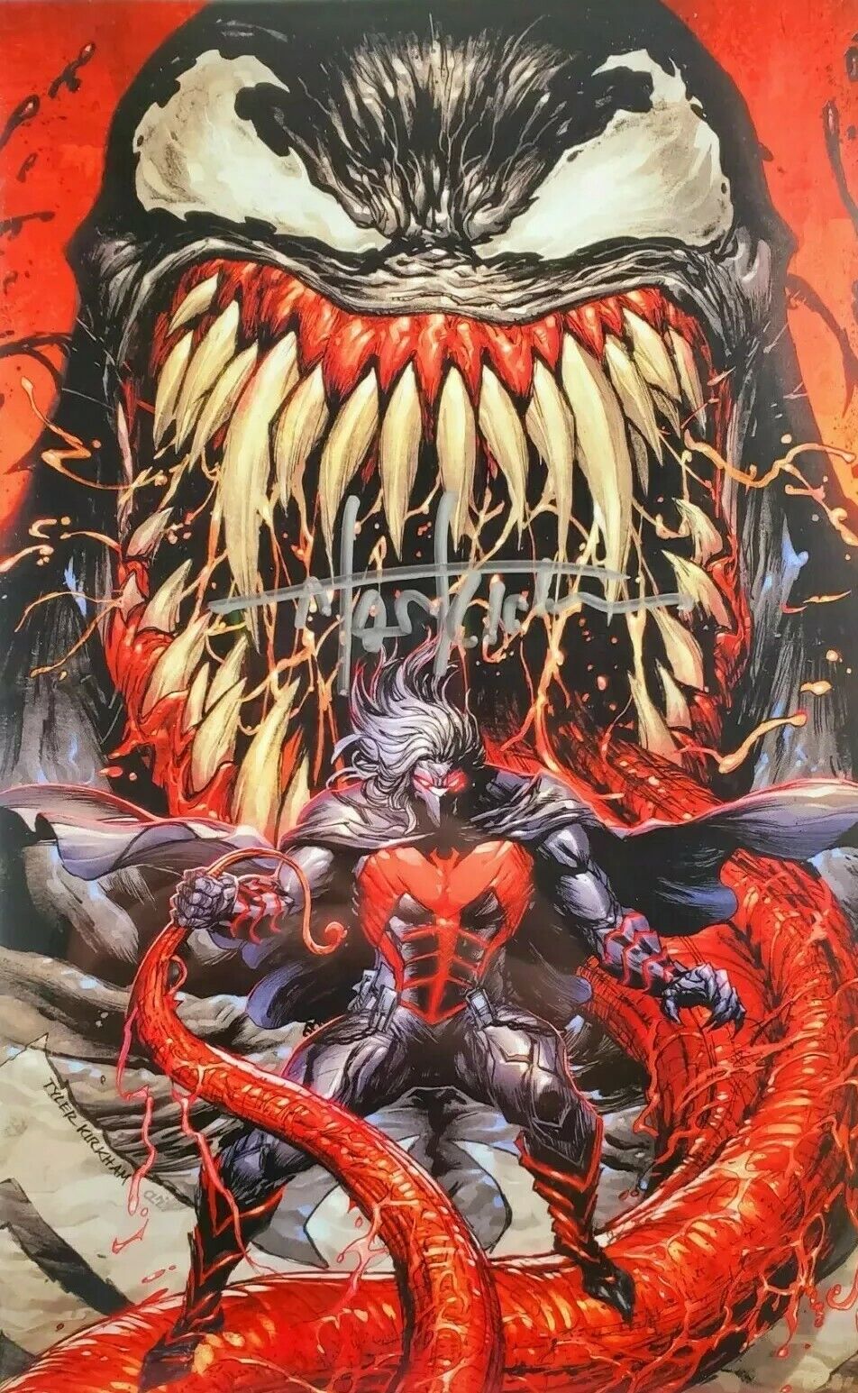 Venom fashion #26 (2020) Tyler Kirkham Exclusive Virgin Variant Cover Nm 9.4+