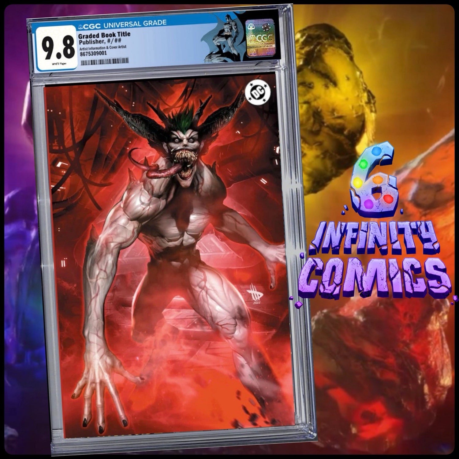 Foil virgin, David Wilkins, absolute batman, absolute joker, retailer exclusive