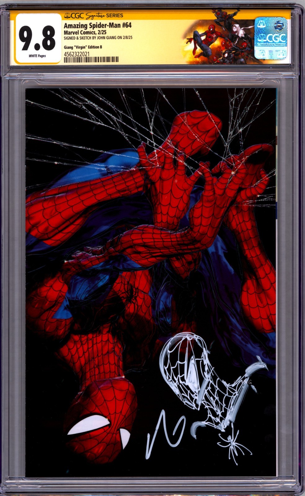 AMAZING SPIDER-MAN 64 CGC 9.8 SS SIGNED & REMARKED BY JOHN GIANG - MEGACON LTD