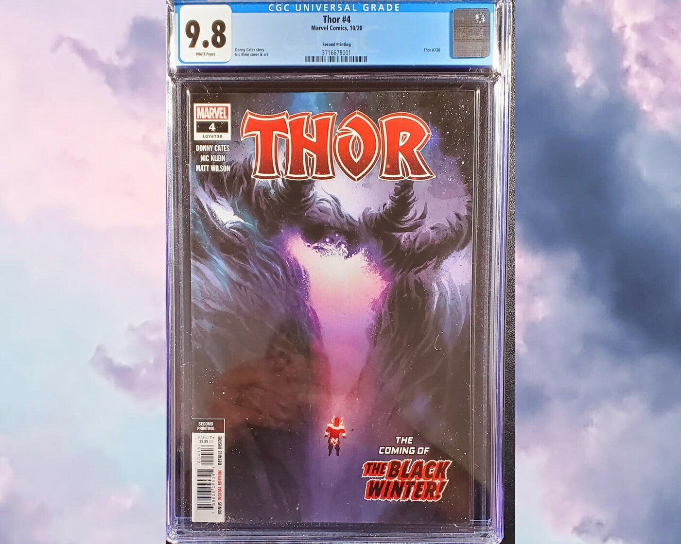 π¨π₯ Thor #4 (2020 Marvel Comics) 2nd Print CGC 9.8 Black Winter 1st appearance