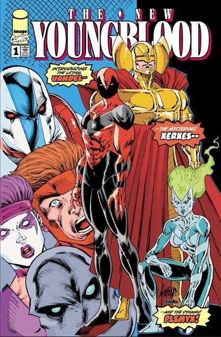 YOUNGBLOOD #1 🔥 (2025) 2ND PRINT CVR C INC 1:10 LIEFELD B&W VIRGIN VARIANT NM+
