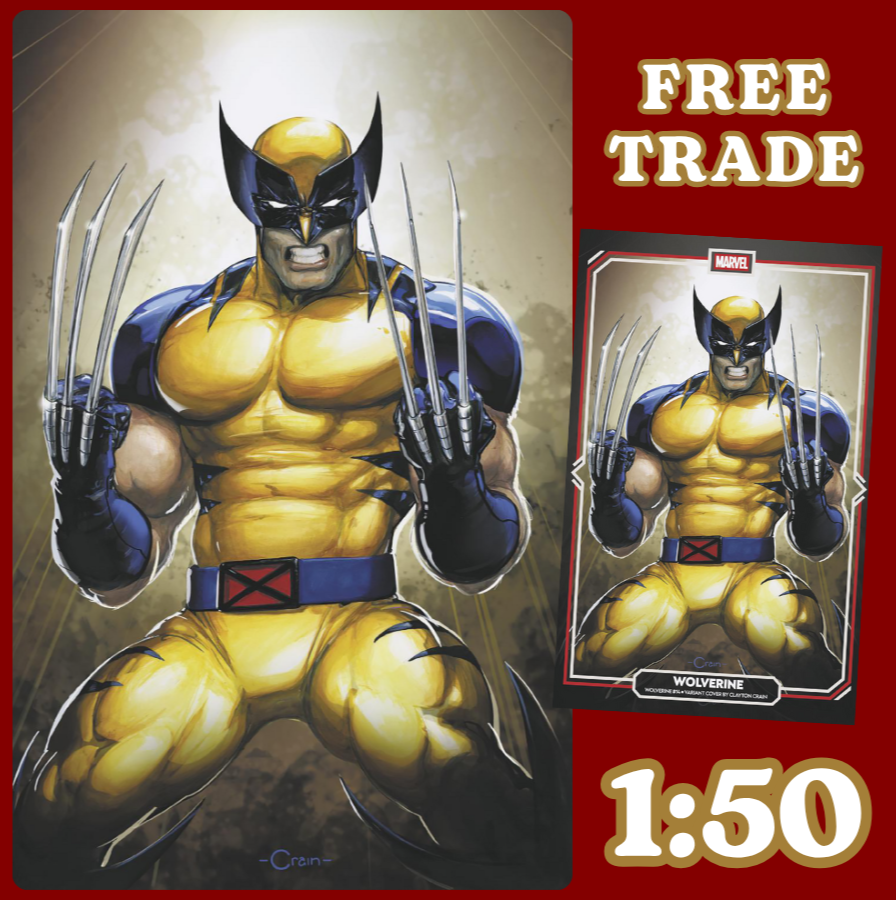 WOLVERINE #14 🔥 CLAYTON CRAIN 1:50 VIRGIN VARIANT