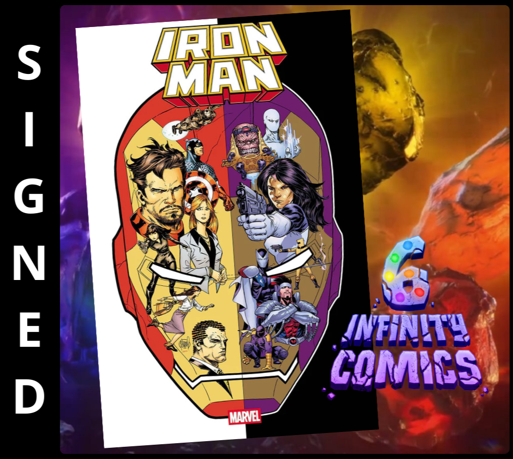 IRON MAN #1 π₯ ADAM KUBERT PROMO ART VARIANT SIGNED BY JOSH WILLIAMSON