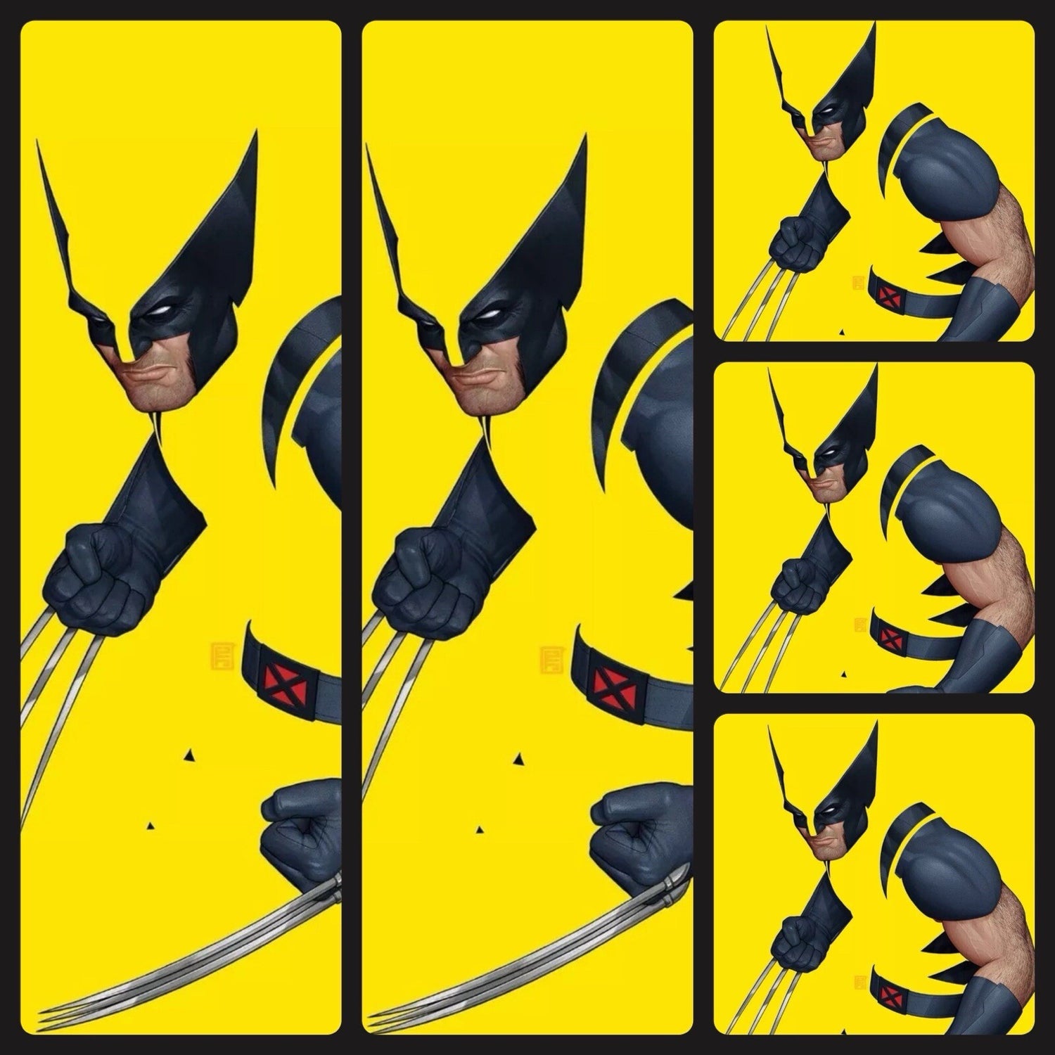 π₯π¨ WOLVERINE 1 5PACK JOHN TYLER CHRISTOPHER NEGATIVE SPACE 2024 π₯
