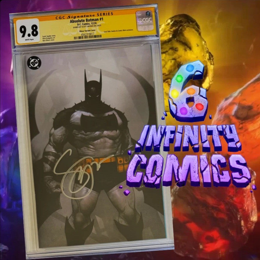 ABSOLUTE BATMAN 1 CGC 9.8 ๐ฅ OLIVER VIRGIN SIGNED SCOTT SNYDER ๐ฅKEY