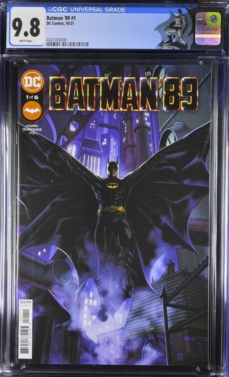 BATMAN '89 #1 CGC 9.8 🔥 JOE QUINONES CVR A 1ST APP ROBIN CUSTOM LABEL KEY ISSUE