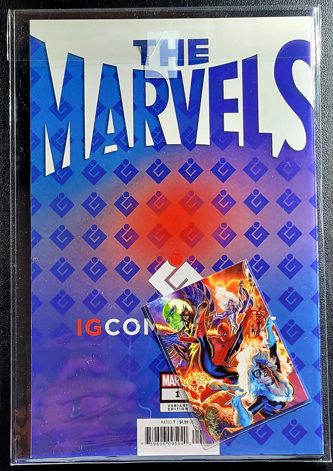 π₯π¨ The Marvels #1 IG Comic π₯ Felipe Massafera Virgin π₯ Baseball card COA