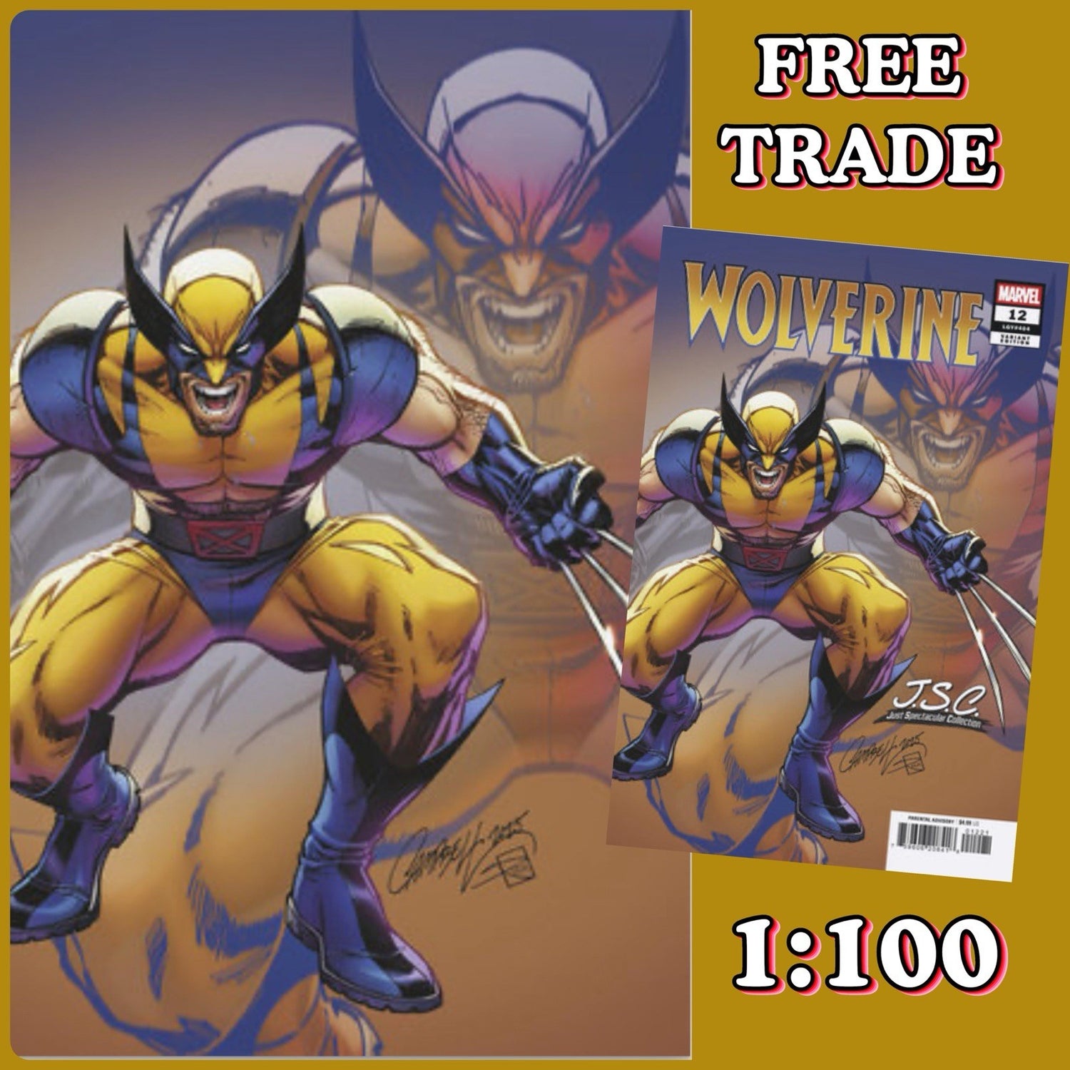 X-Men, Wolverine, J Scott Campbell, JSC